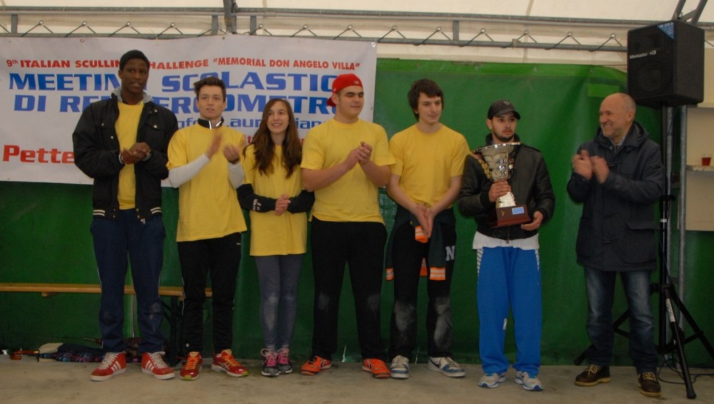 I vincitori, a destra Maurizio Ferrari, marito di Laura Bianchi